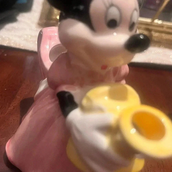 Vintage Mickey & Minni Mouse Ceramic Planter Set - Picture 11 of 11